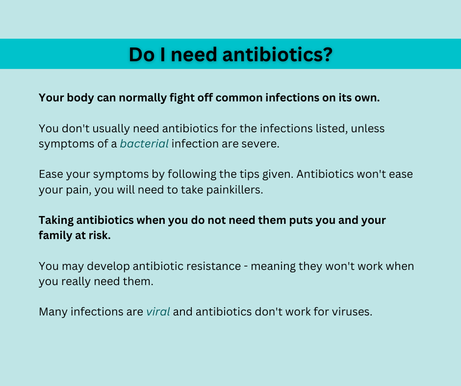 Do I need antibiotics?